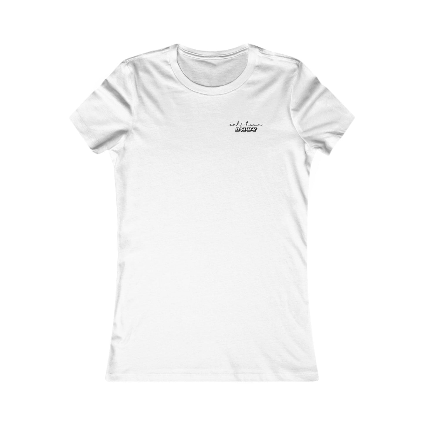 T-shirt femme — "self love baby" T-shirt à motif de motivation