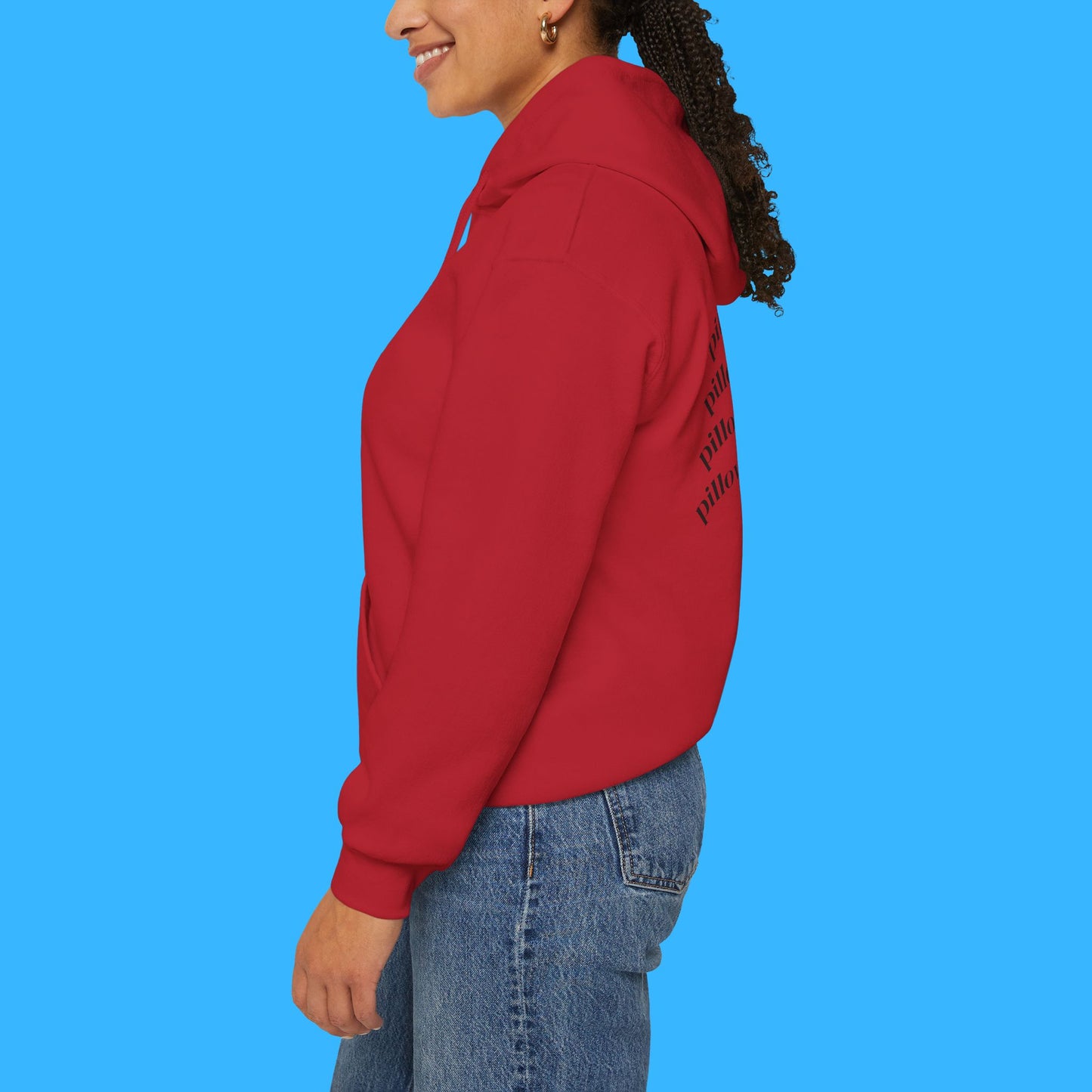 Sudadera con capucha LUMI the Cat — "En mi era de siesta" Pullover rosa acogedor