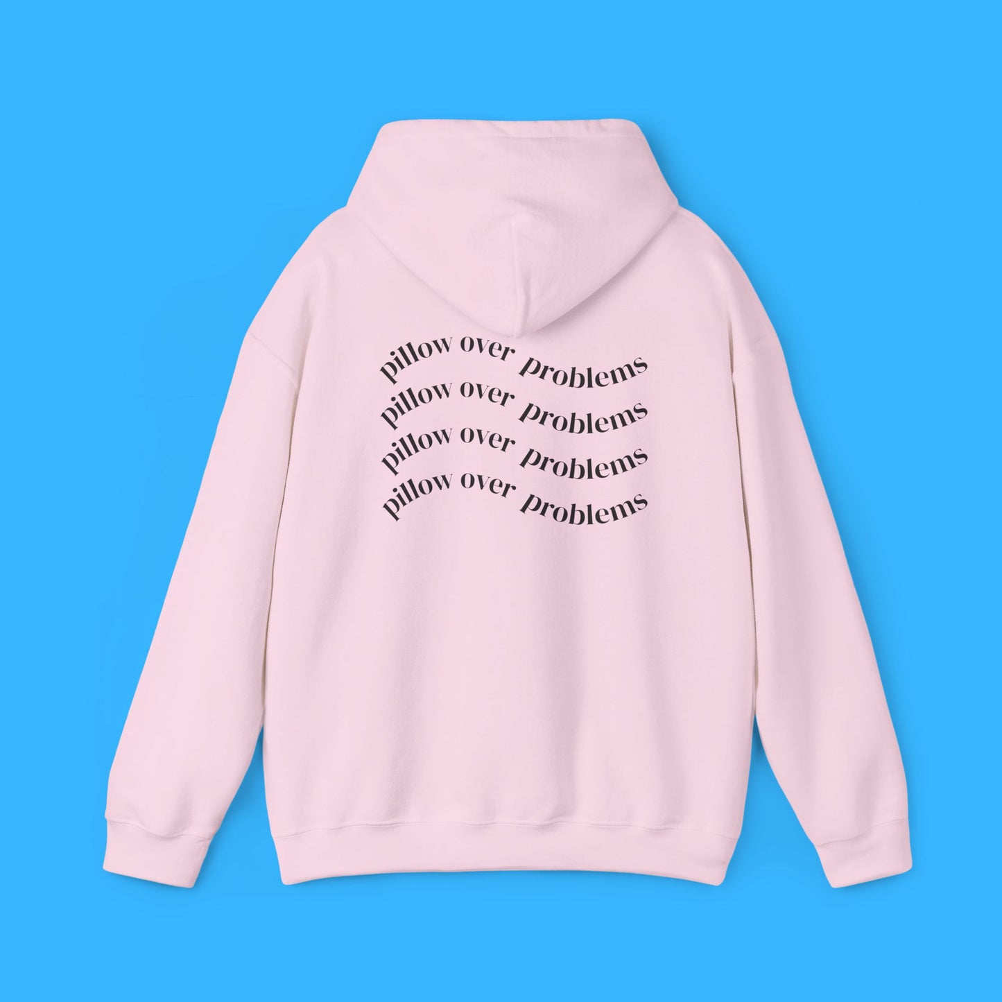 Sudadera con capucha LUMI the Cat — "En mi era de siesta" Pullover rosa acogedor