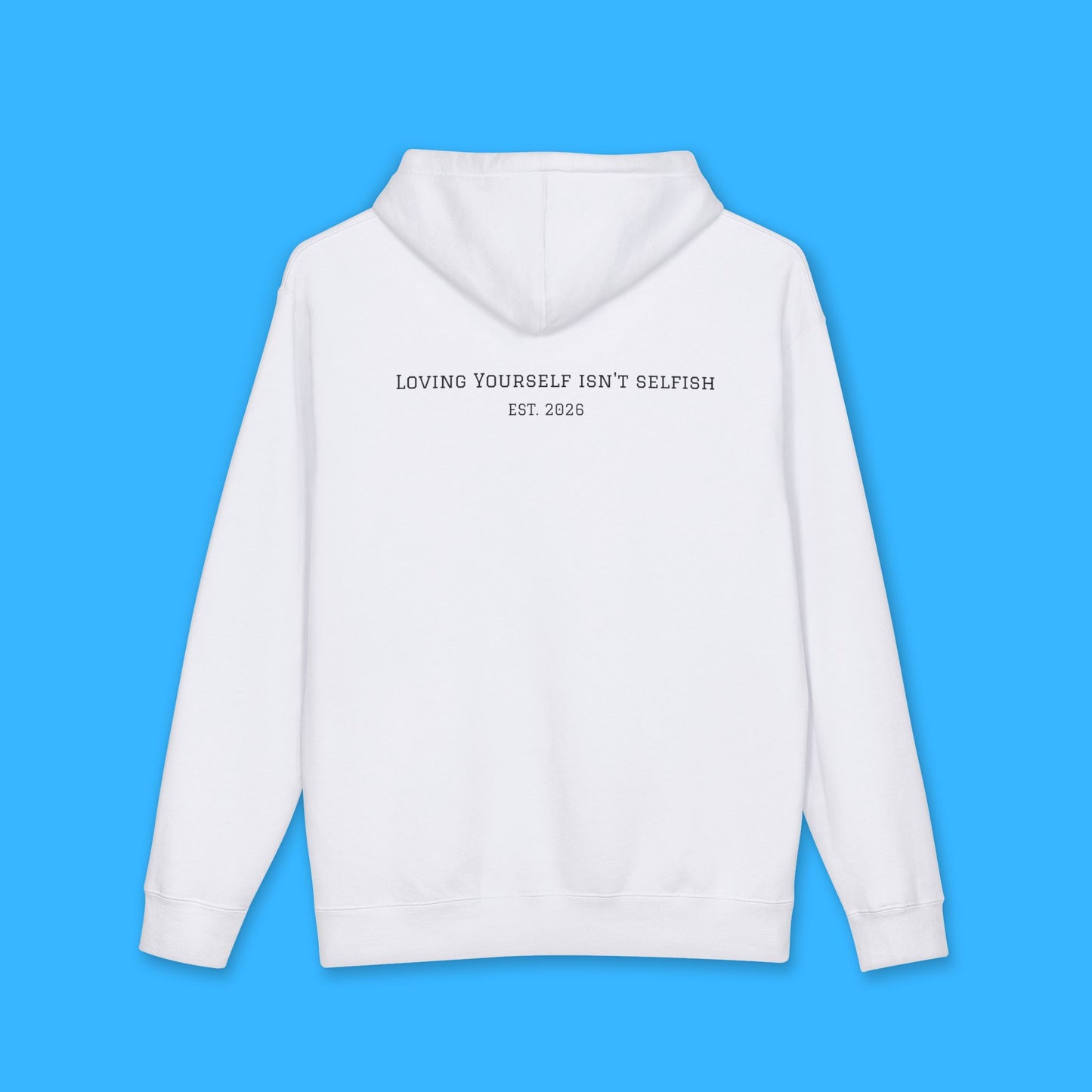 Kapuzenpulli – Kuscheliger Self-Care Pullover „Loving Yourself First“