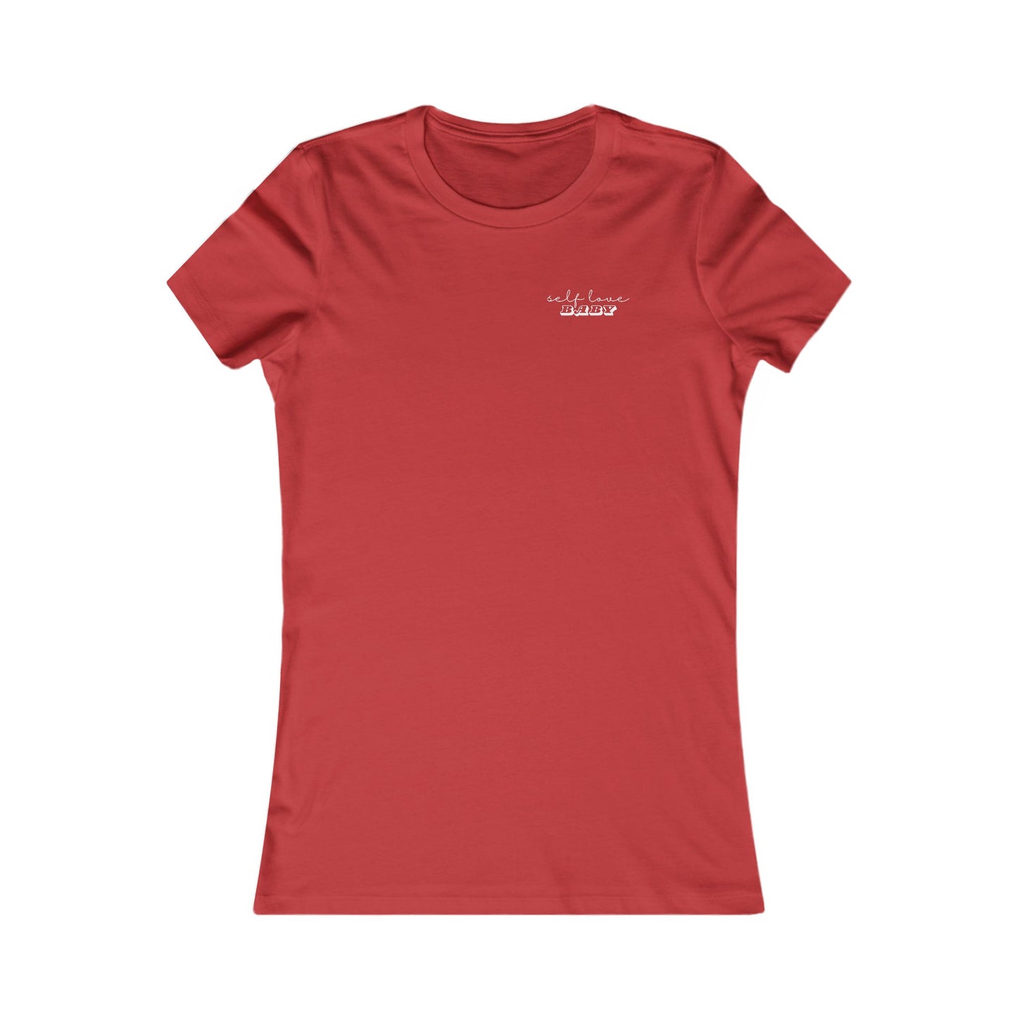 T-shirt femme — "self love baby" T-shirt à motif de motivation