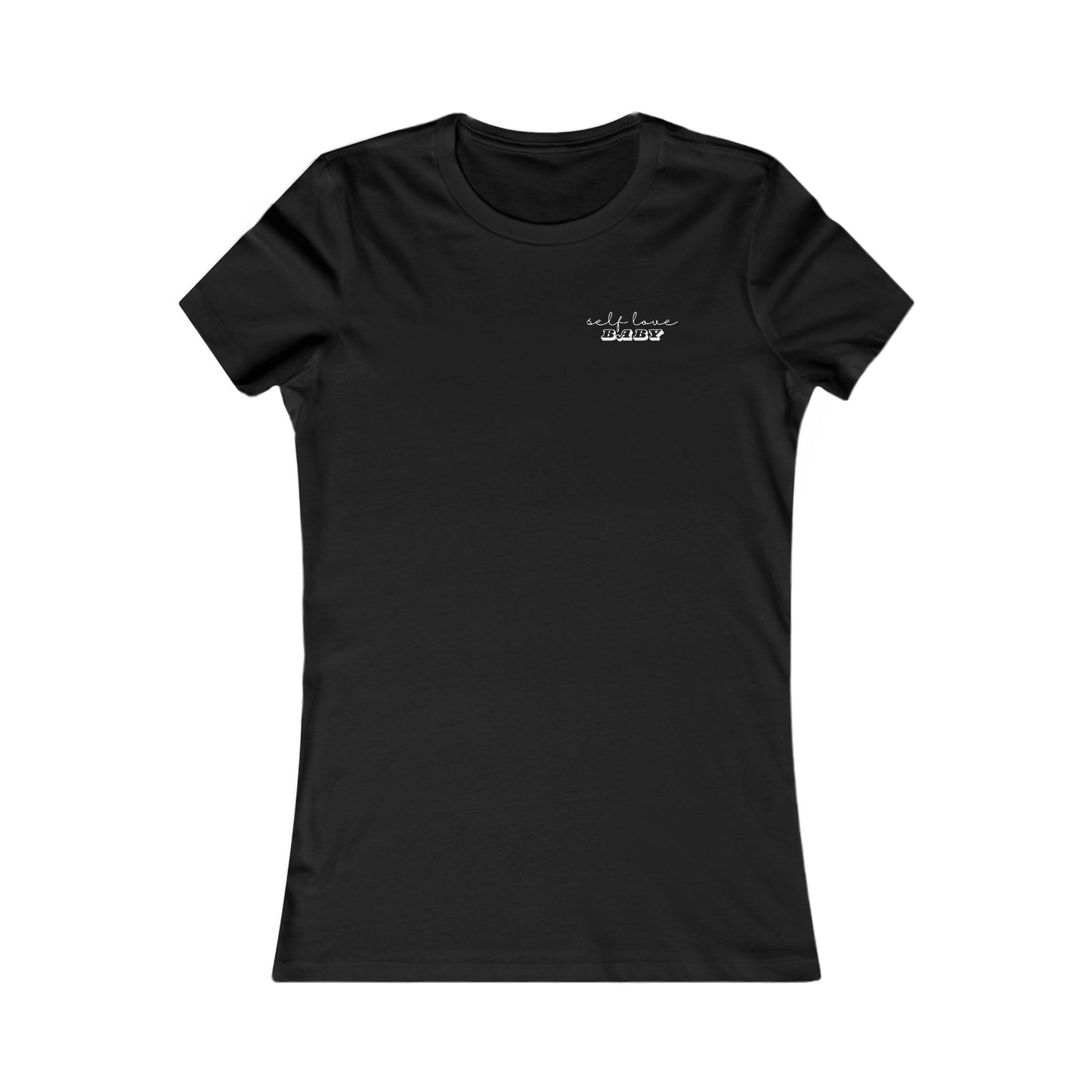 T-shirt femme — "self love baby" T-shirt à motif de motivation