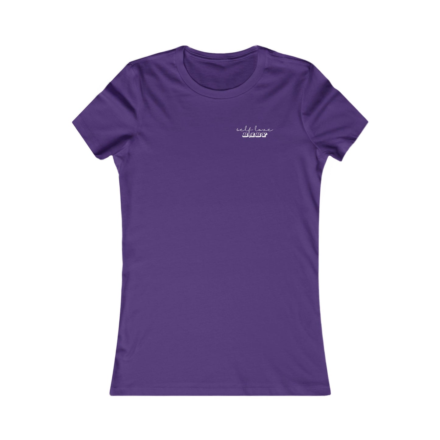 T-shirt femme — "self love baby" T-shirt à motif de motivation