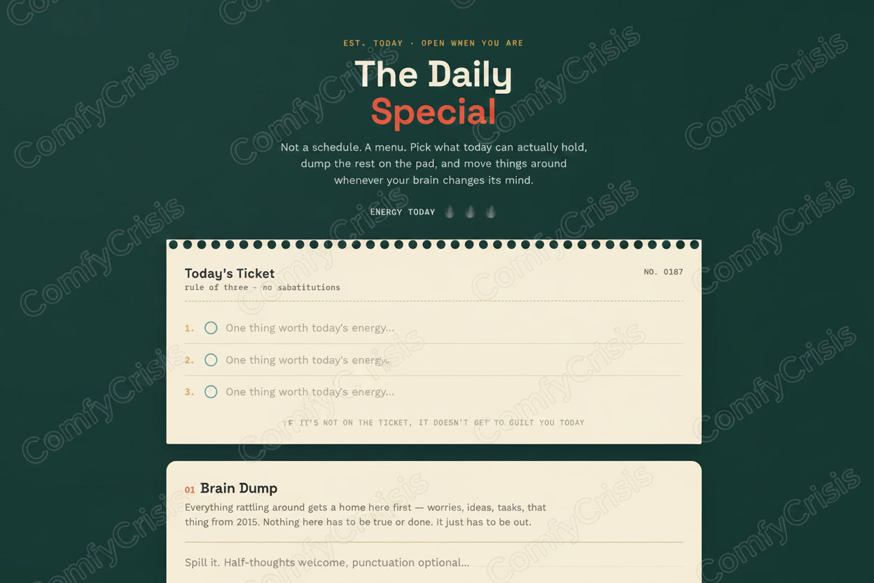DAILY SPECIAL!