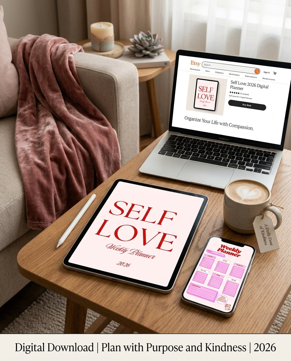 "SELF LOVE" - weekly digital planner
