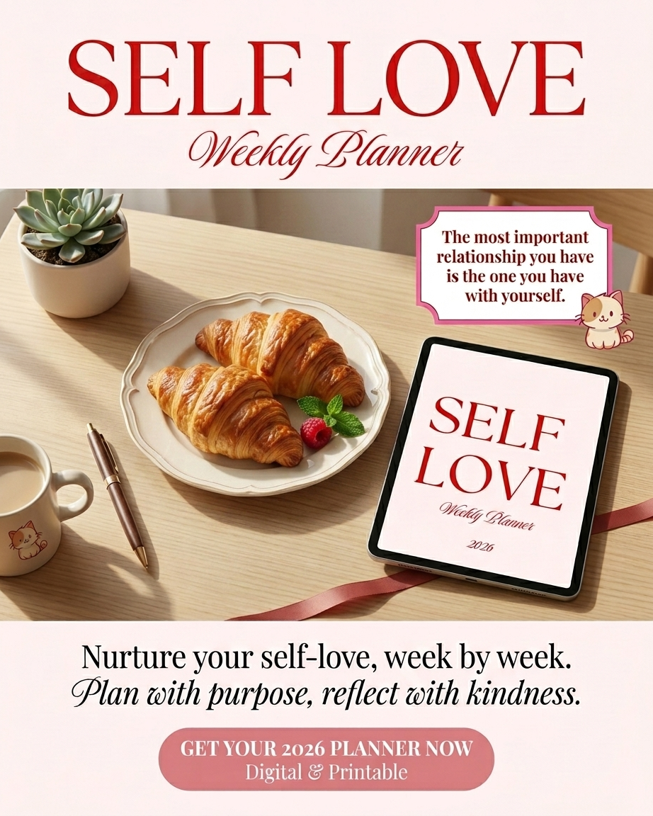 "SELF LOVE" - weekly digital planner