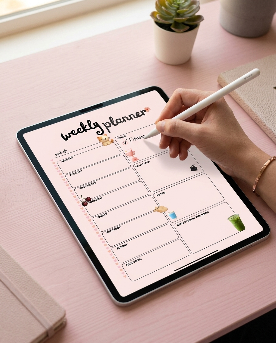 weekly planner - comfycrisis